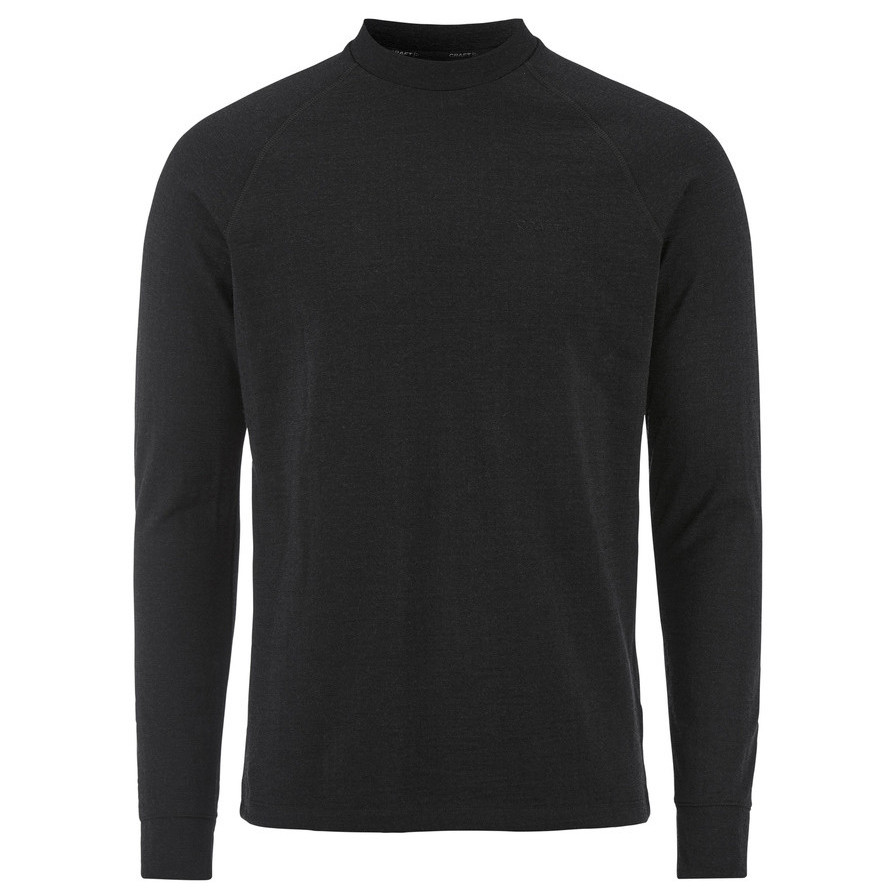 Męska koszulka Craft Wool Comfort Rn LS M Rozmiar: XL / Kolor: czarny