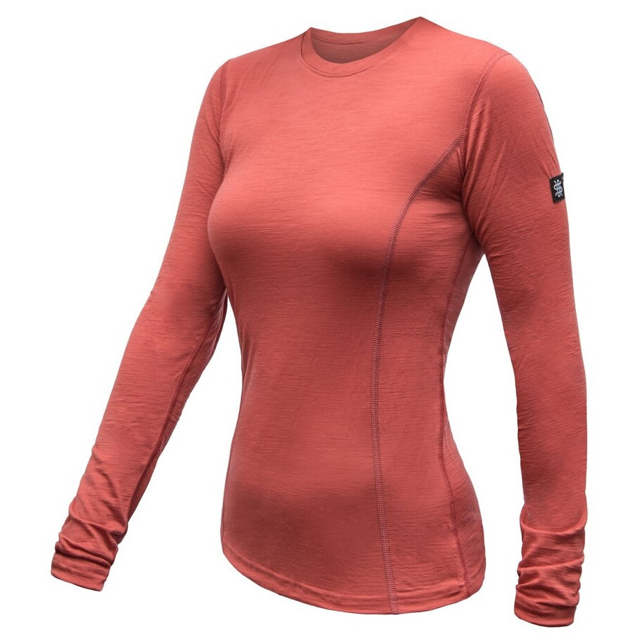 Koszulka funkcyjna damska z długim rękawem Sensor Merino Active Rozmiar: L / Kolor: pomarańczowy