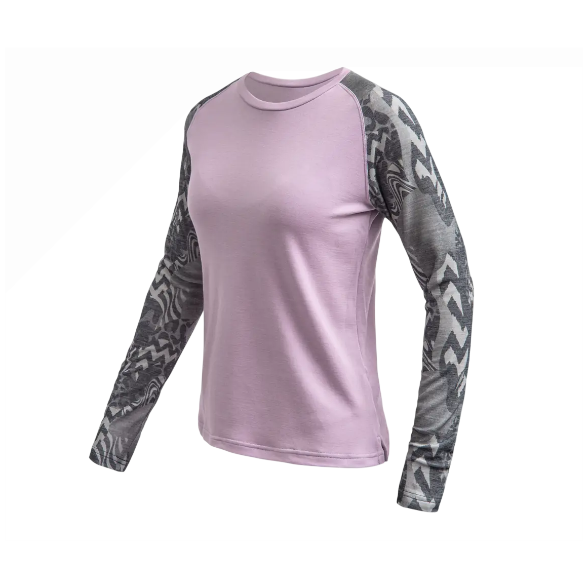 Koszulka funkcyjna damska z długim rękawem Sensor Merino Blend Impress Rozmiar: L / Kolor: różówy/szary