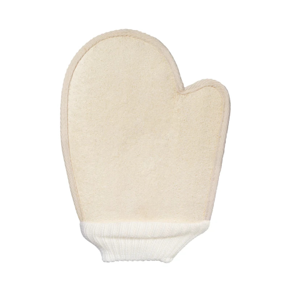Many Beauty Loofah Exfoliating Bath Mitt peelingująca rękawica do ciała, luffa i bawełna