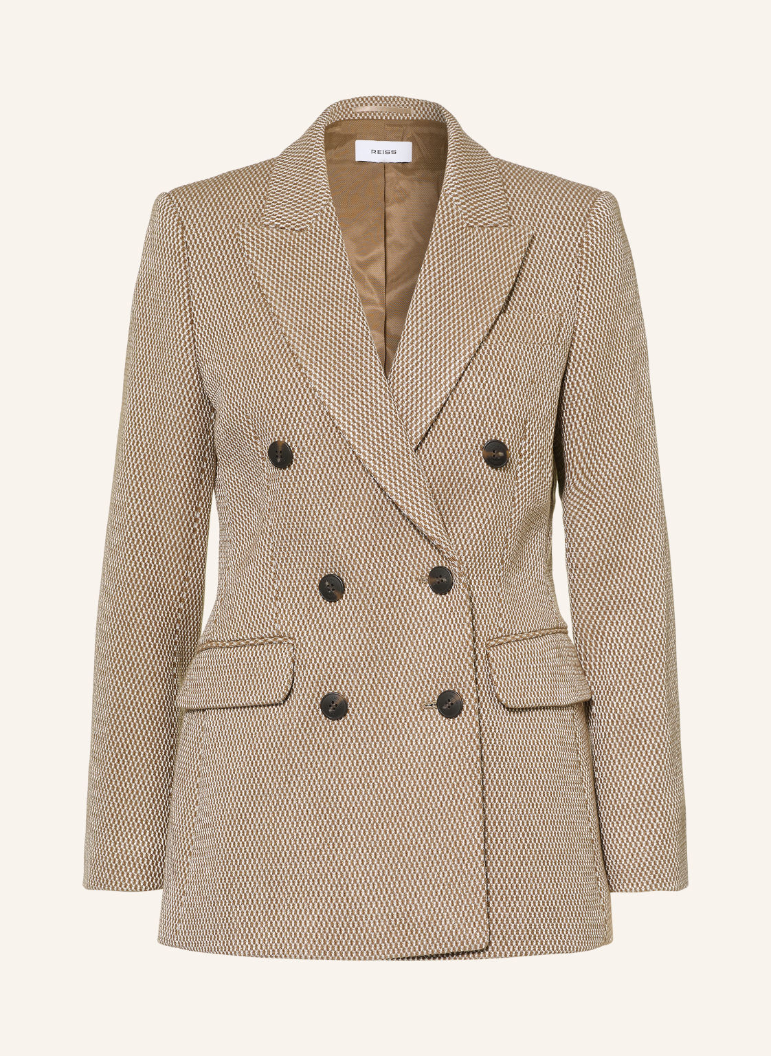 Reiss Marynarka Aubrey beige