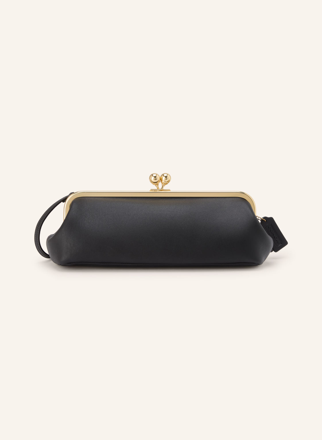 Coach Kopertówka Kisslock Frame 30 schwarz