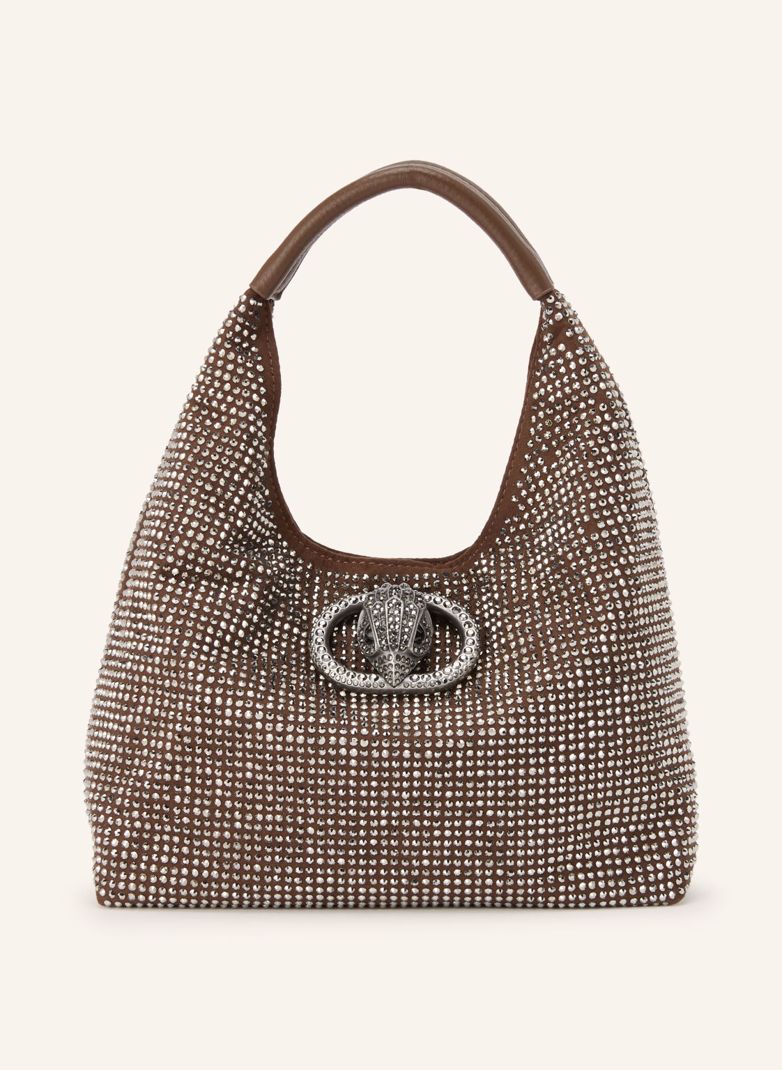 Kurt Geiger Torebka Z Kamieniami Ozdobnymi braun