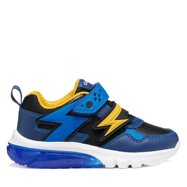 Sneakersy Geox J Ciberdron Boy J66LBB 0BC14 C4B2V S Niebieski