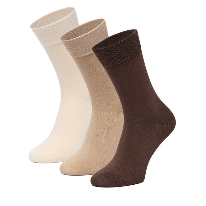 Skarpety długie GINO ROSSI CEO_AS_GR_01_W_AW26 (3-PACK). Beżowy