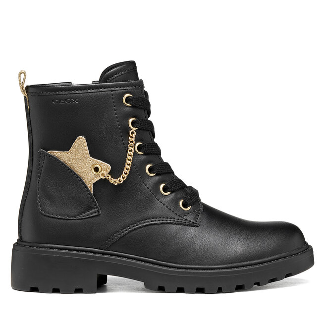 Trzewiki Geox J Casey Girl J6620G 000BC C9258 M Czarny