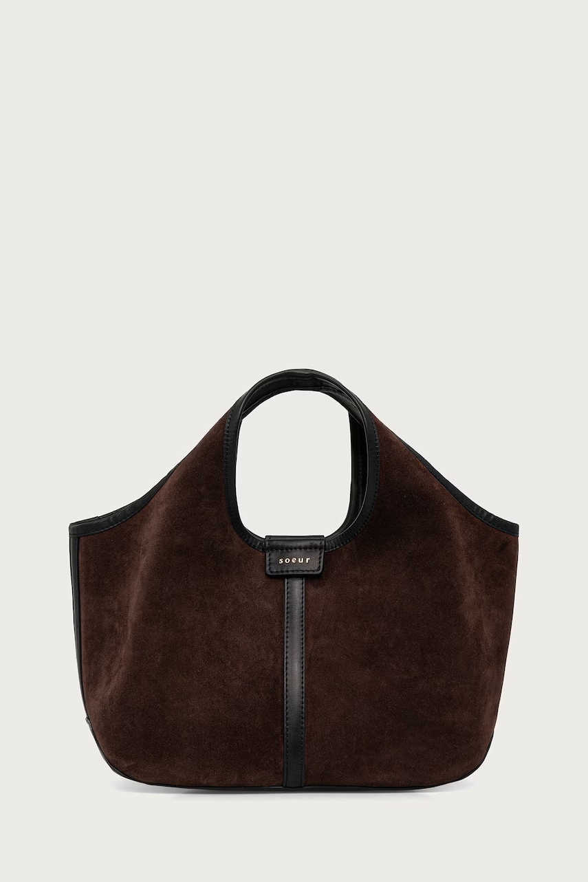 Soeur DOUCE MINI torebka tote damska zamszowa