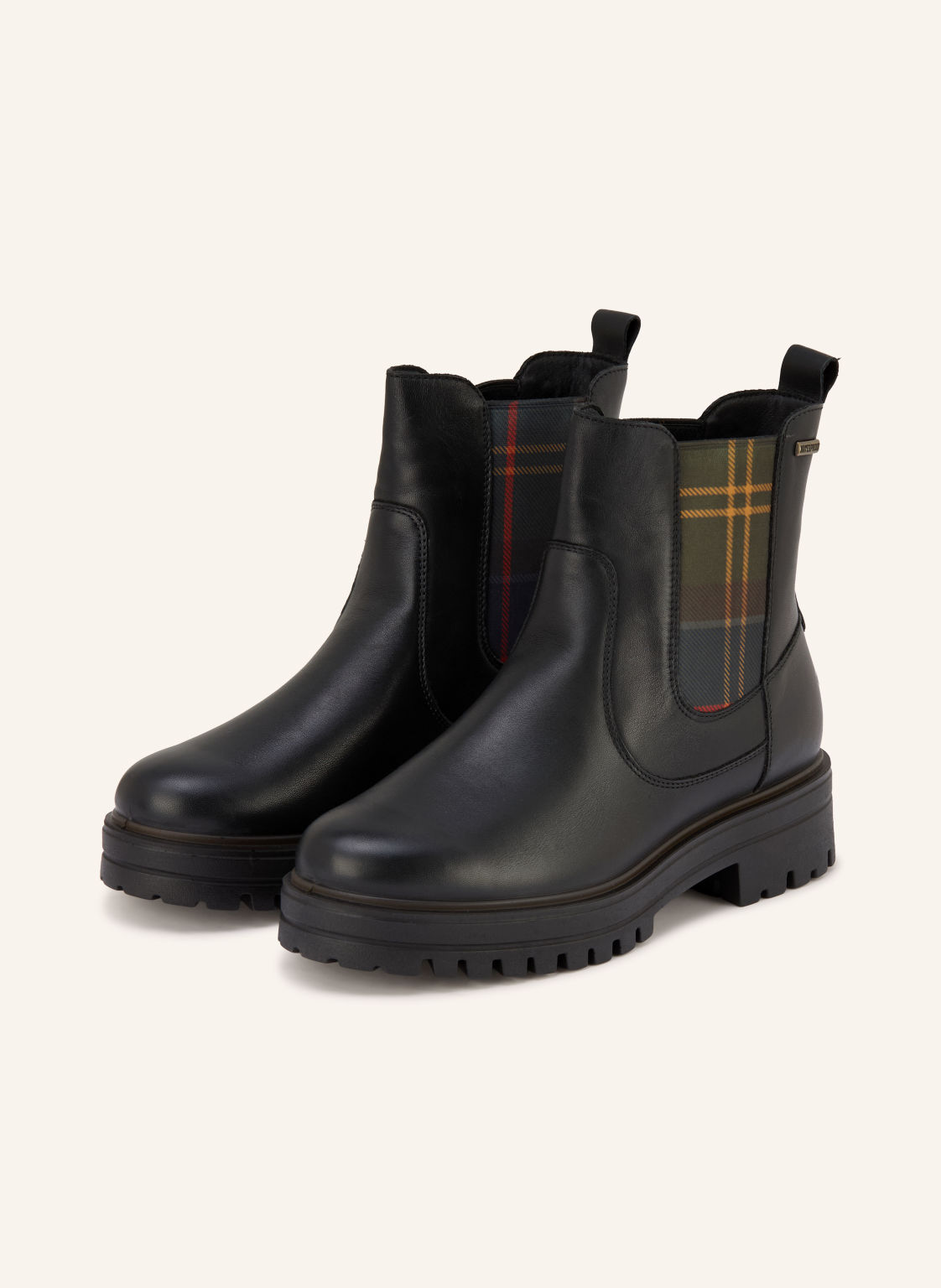 Barbour Botki Chelsea Amberley schwarz