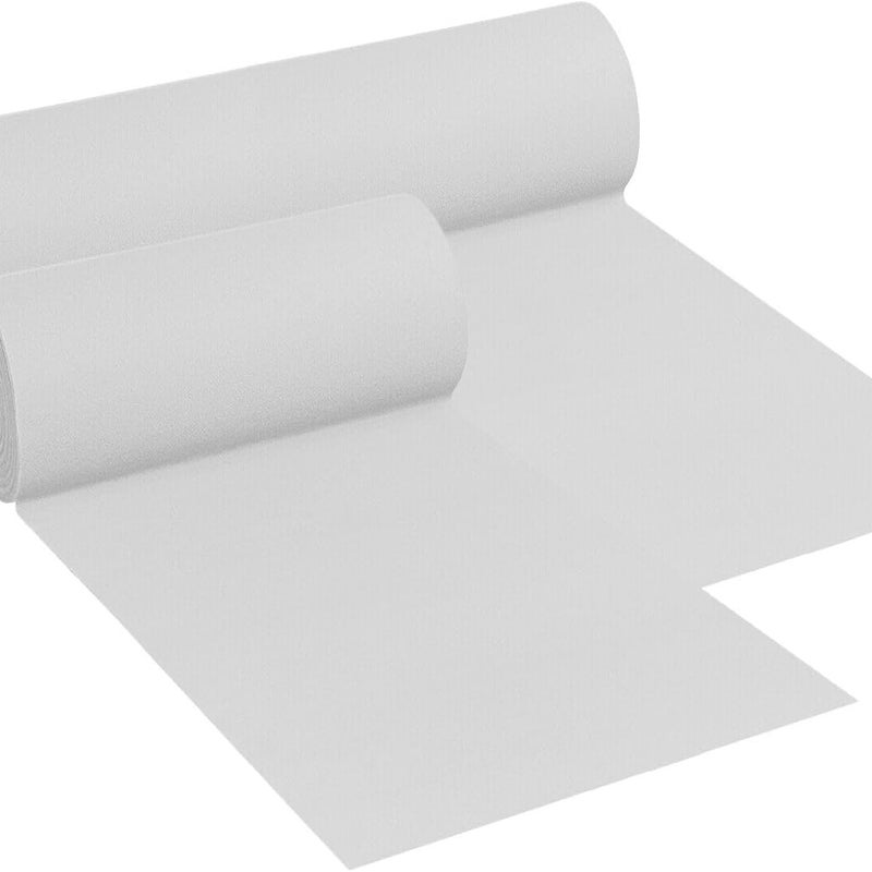 Dywan 100x3500 cm Antypoślizgowa Biegacz Kościelny Małżeństwo Schody Korytarz Sklep Chodnikowy Biały