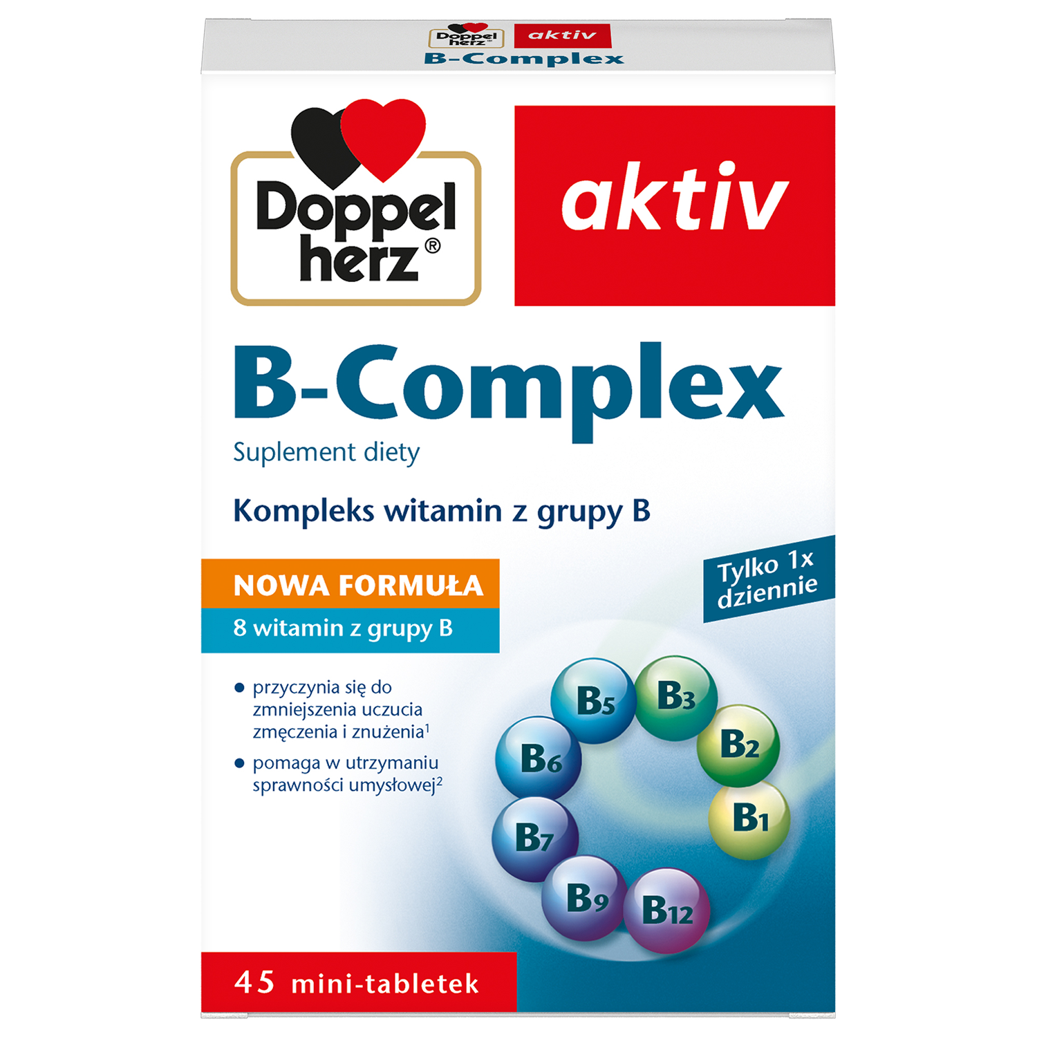 Doppelherz aktiv B-Complex, 45 tabletek