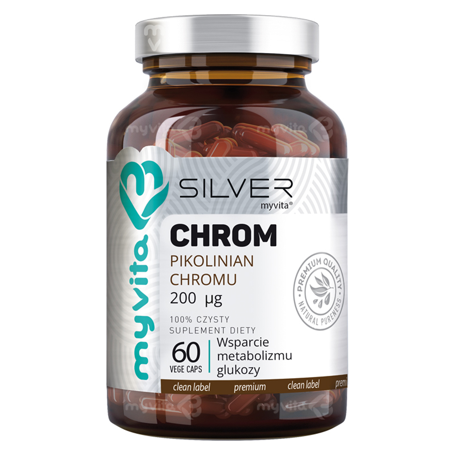 MyVita Silver Chrom, 60 kapsułek