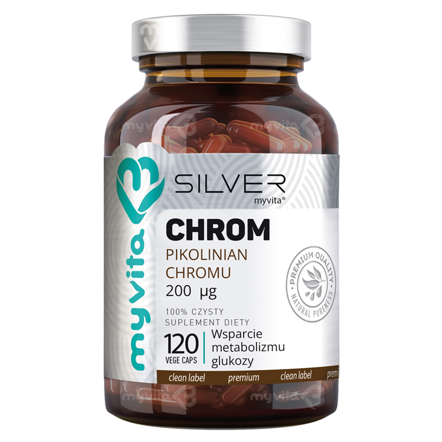 MyVita Silver Chrom, 120 kapsułek