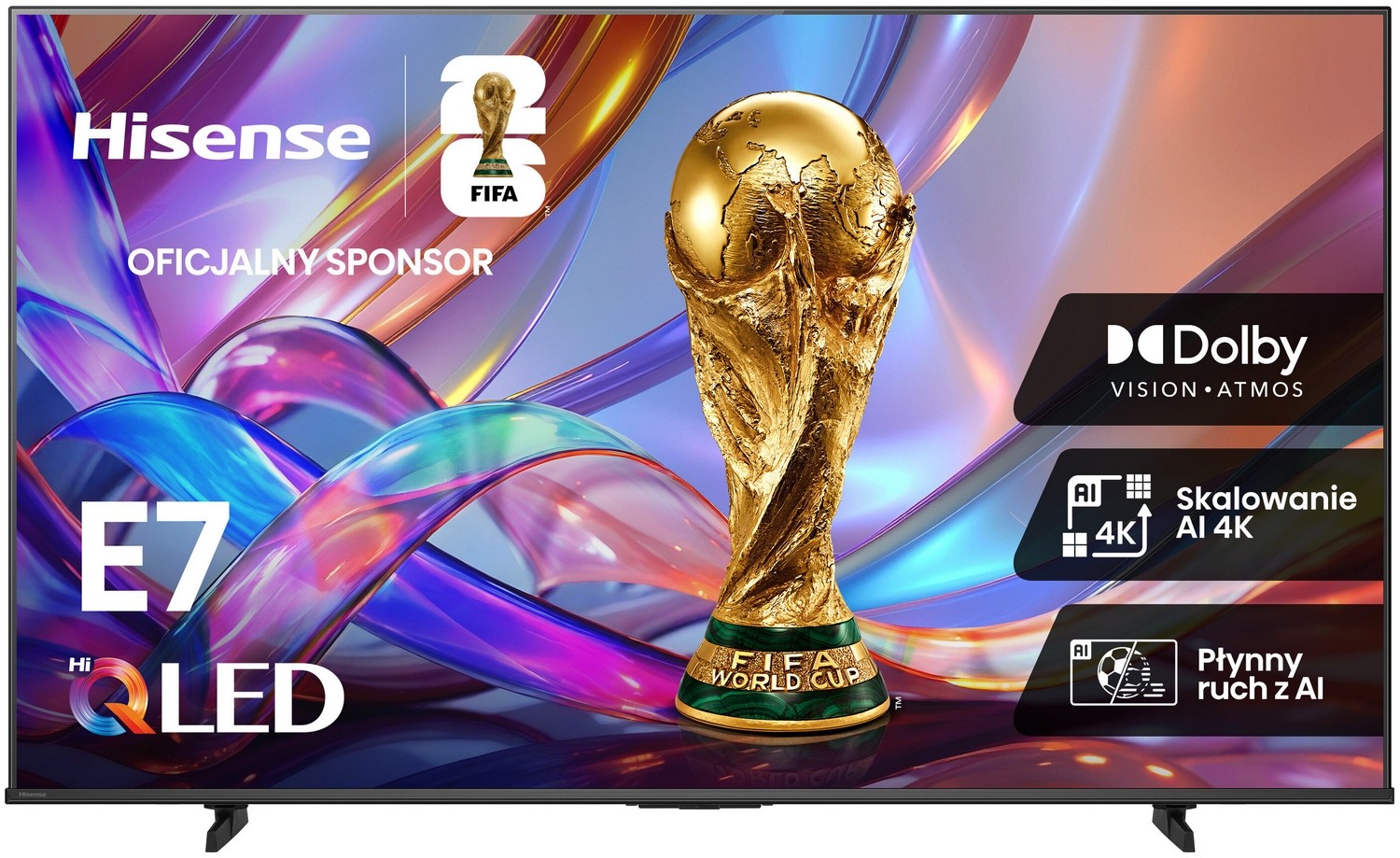 Hisense 58E7S 58'' QLED 4K VidaaOS 60Hz Dolby Atmos 2026