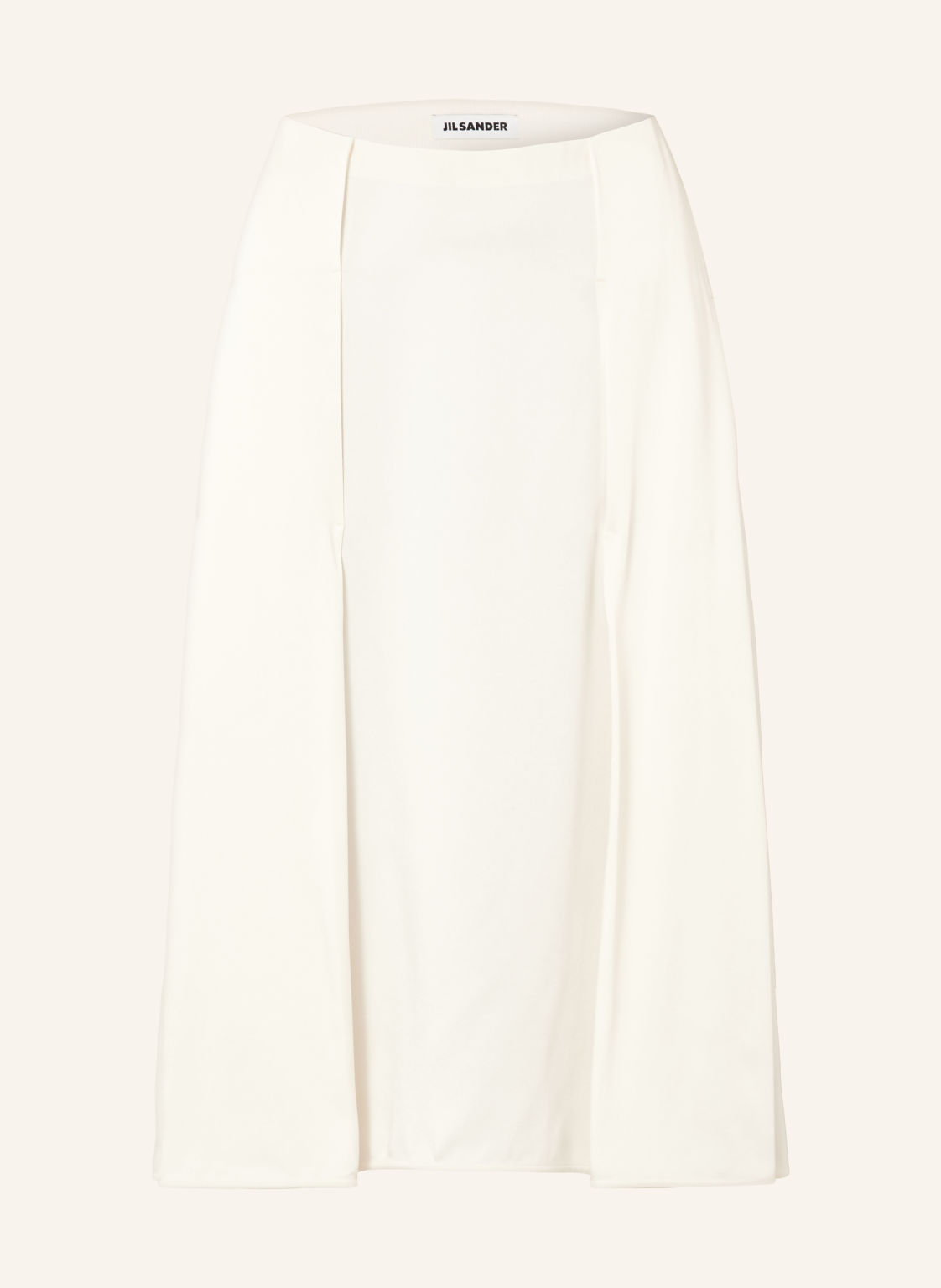 Jil Sander Spódnica Satynowa weiss