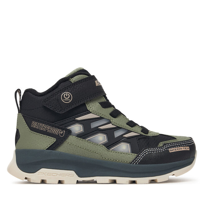 Trzewiki Skechers S-Lights Waterproof: Storm Blazer - Glow Trail 406381L/BKOL Czarny