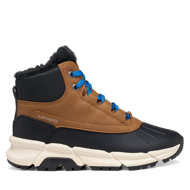 Trzewiki Geox J Flexyper Plus Boy B Abx J56LCB 0MECE C0013 M Brązowy
