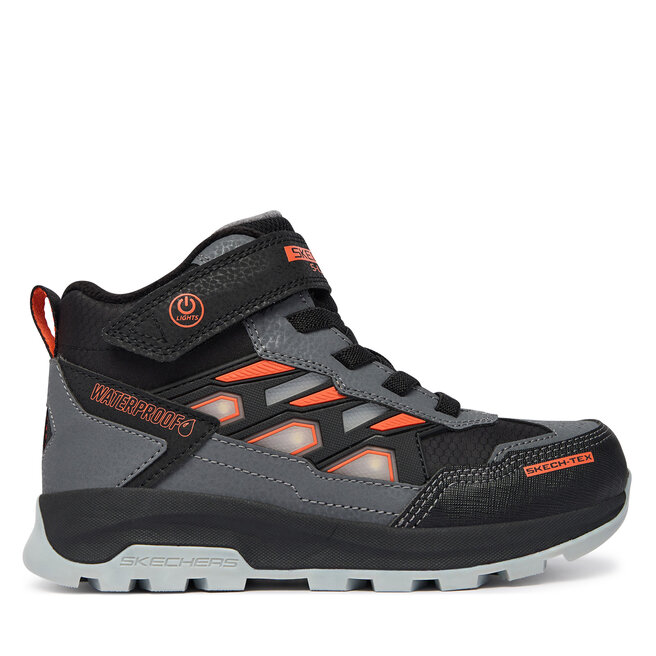 Trzewiki Skechers S-Lights Waterproof: Storm Blazer - Glow Trail 406381L/BKCC Szary