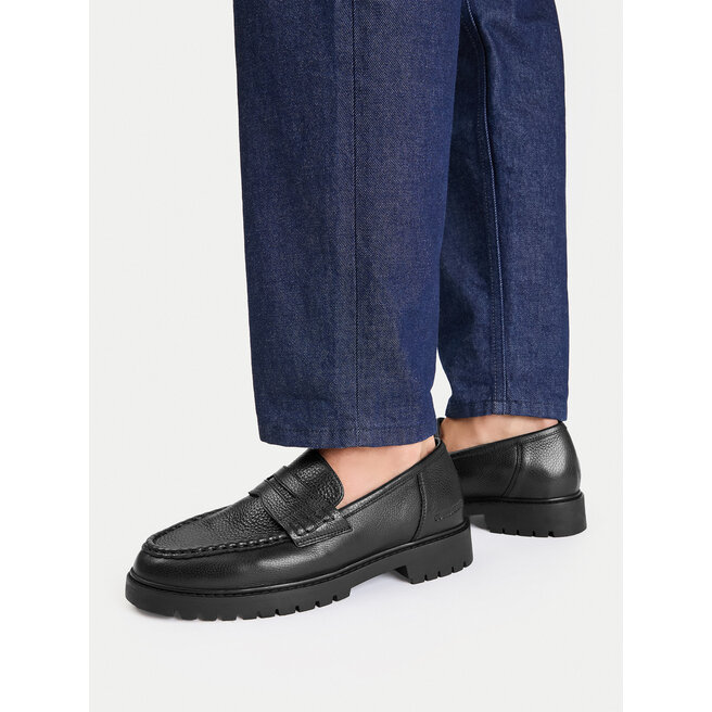 Loafersy Guess Jeans EO-FOX-04 MI08 Czarny