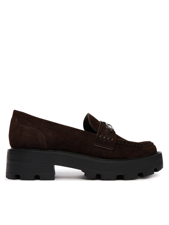 Guess Loafersy FLFYA2 SUE14 Brązowy ciemny