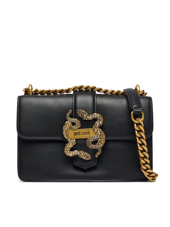 Just Cavalli Torebka Iconic Snakes 81RA4BAF ZSA89 Czarny
