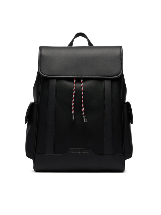 Tommy Hilfiger Plecak Th Texture Backpack AM0AM14678 Czarny