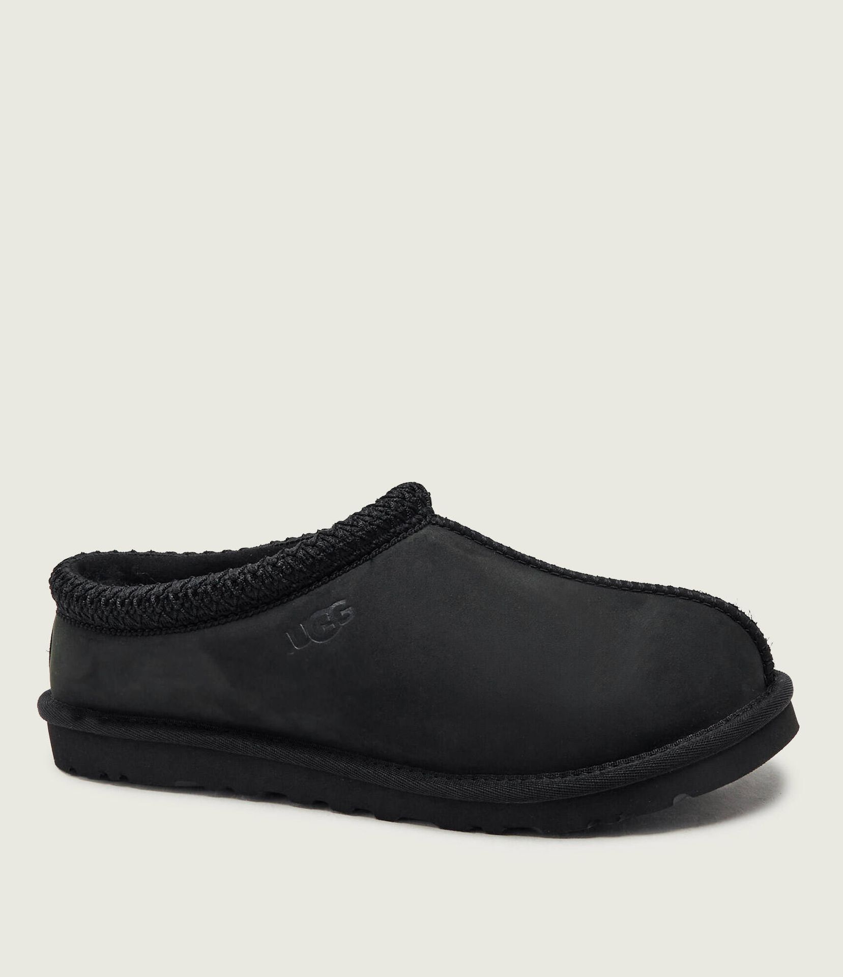 UGG Ocieplane skórzane mule M Tasman II Nubuck z dodatkiem wełny