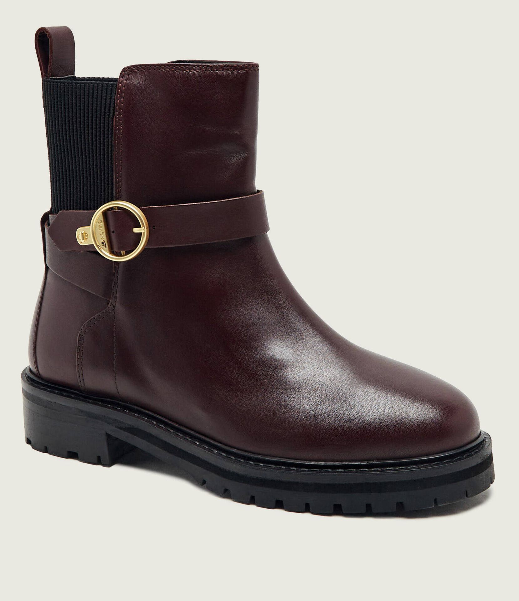 Barbour Skórzane botki Alexandra