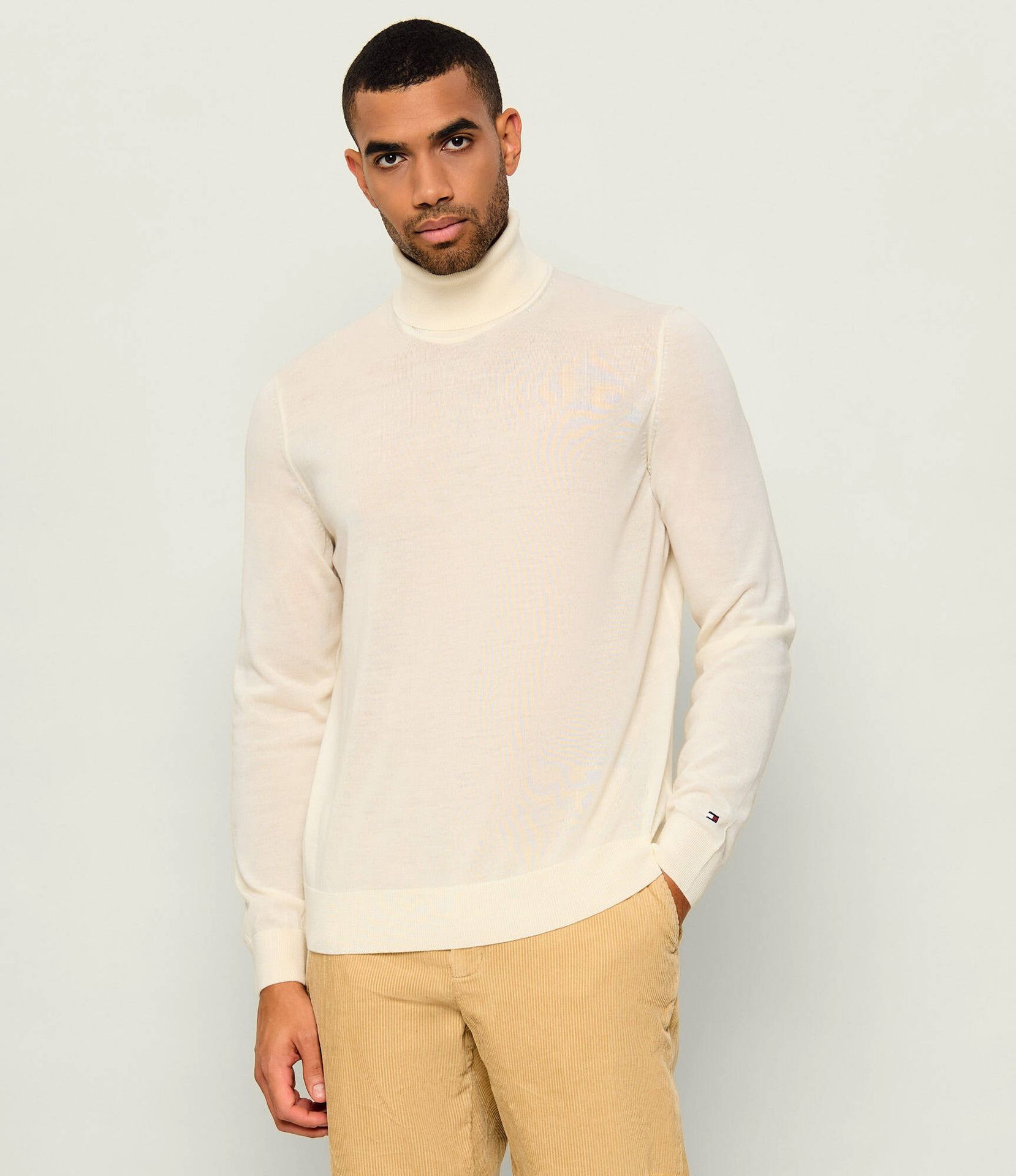 Tommy Hilfiger Wełniany golf Regular Fit