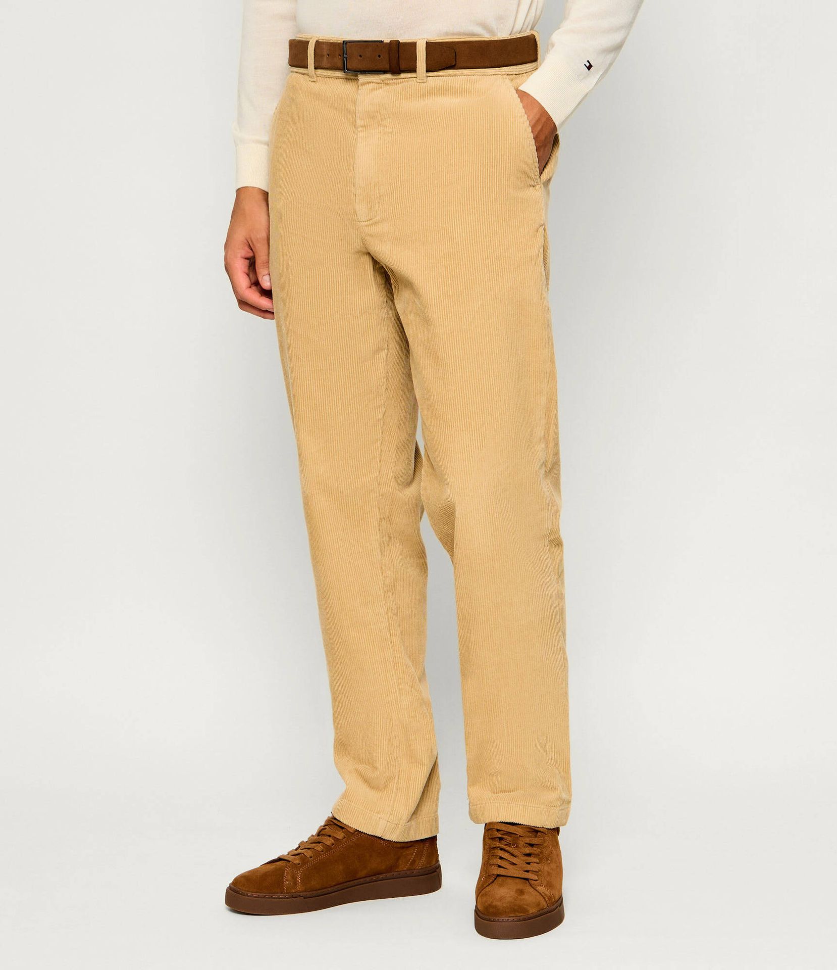 Tommy Hilfiger Spodnie chino Dover Regular Fit sztruks
