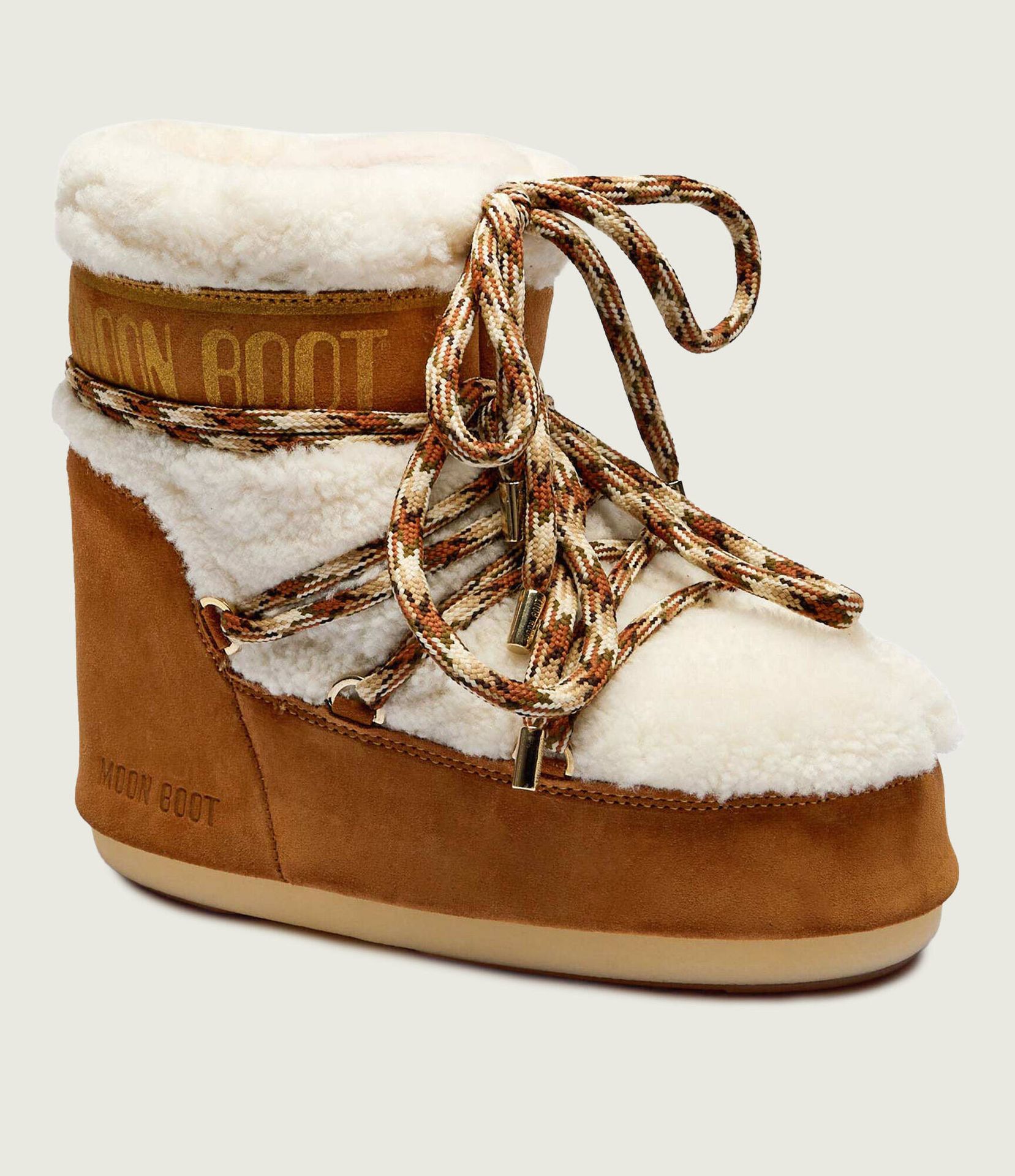 Moon Boot Śniegowce MB Icon Low shearling zamsz