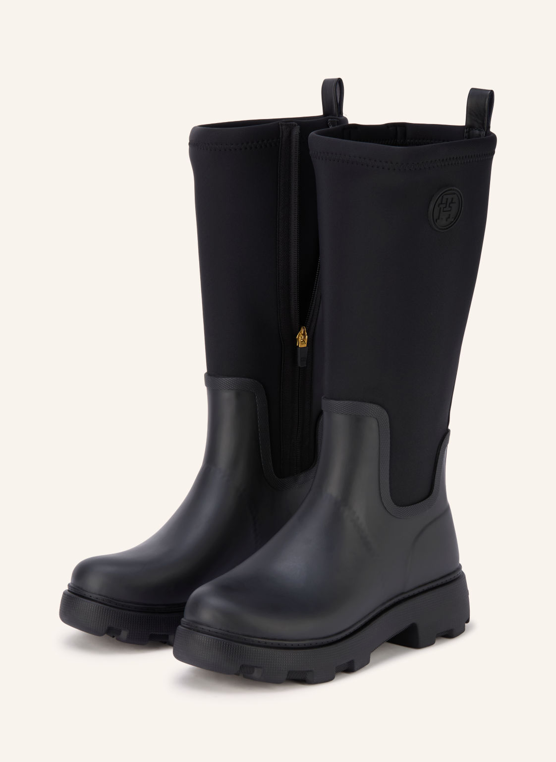 Tommy Hilfiger Kalosze schwarz