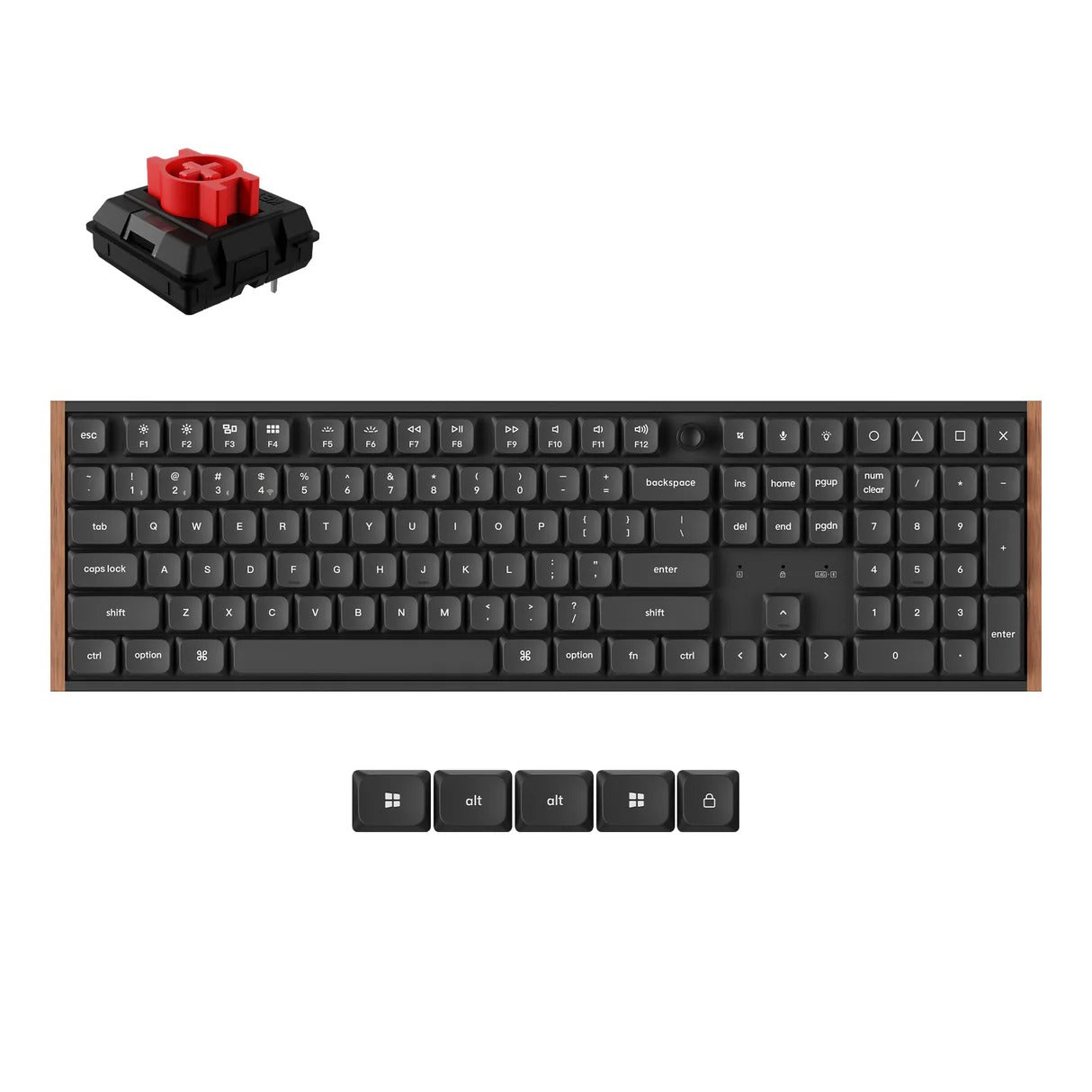 Keychron K5 Ultra 8k Wireless Low-Profile Mechanical Keyboard K5U-H1