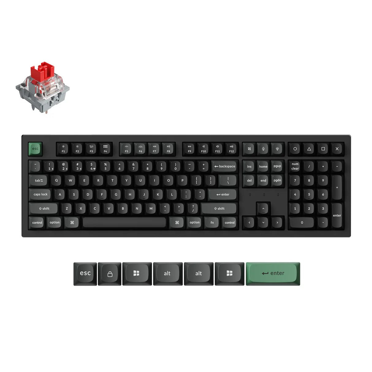 Keychron K10 Ultra 8k Wireless Mechanical Keyboard K10U-H1