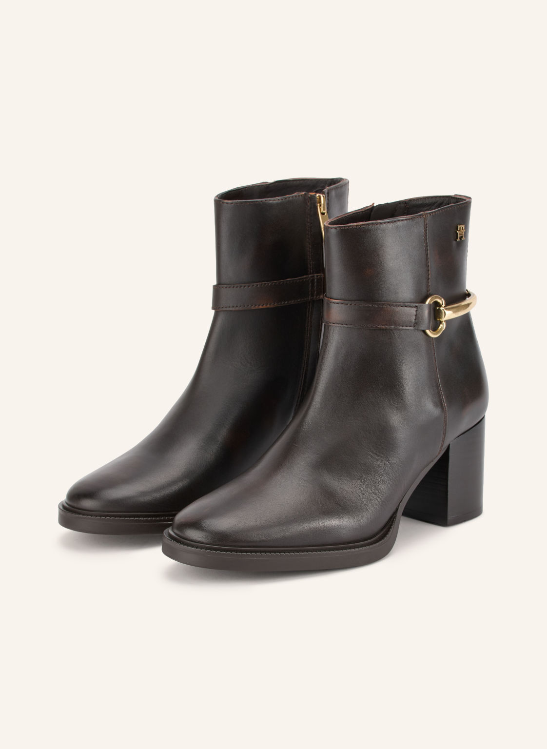 Tommy Hilfiger Botki braun