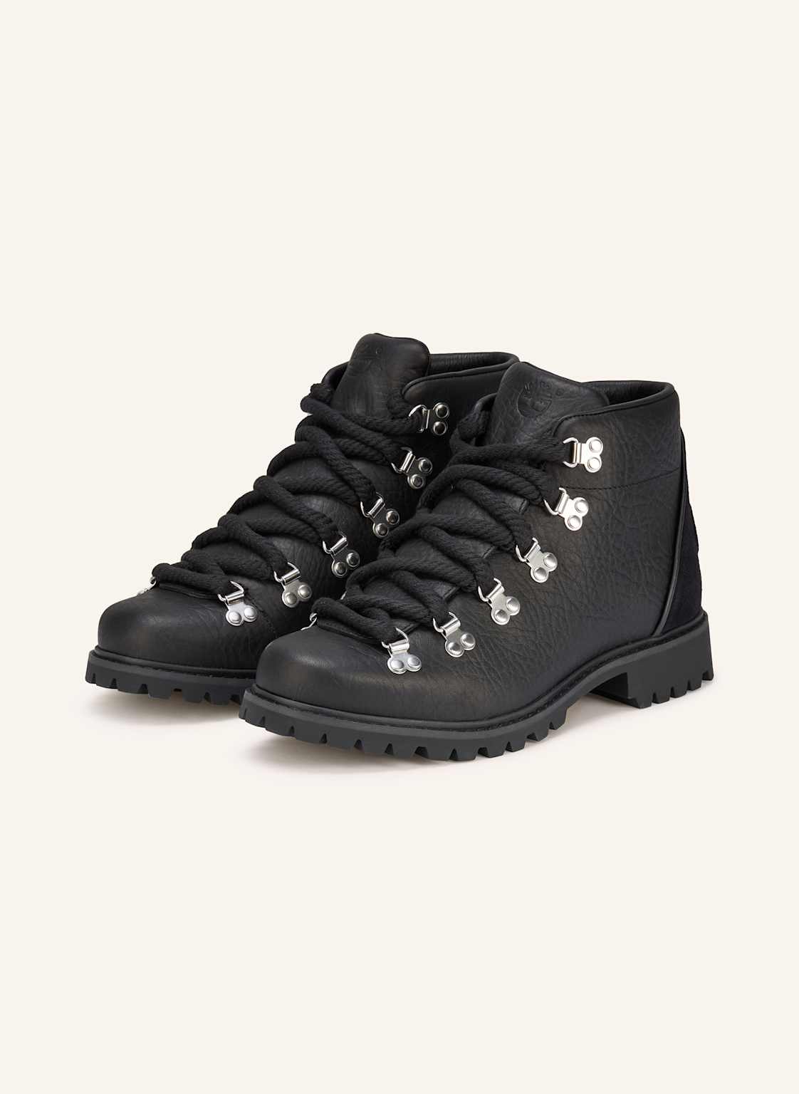 Timberland Botki Sznurowane Authentic Hike schwarz
