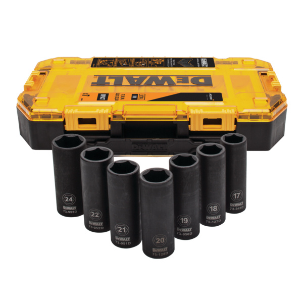 Dewalt Zestaw 7 szt. nasadek udarowych 17-24mm DT70905-QZ