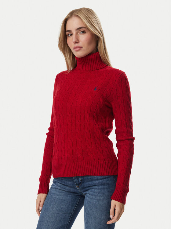 Polo Ralph Lauren Golf 211888686503 Bordowy Regular Fit