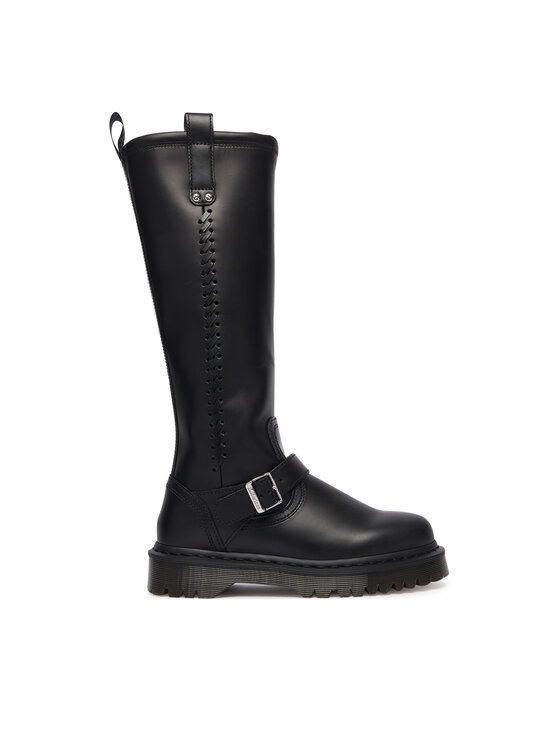 Dr. Martens Kozaki ANISTONE KNEE HIGH ORLEANS DM42669001 Czarny