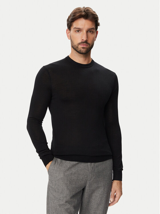 Guess Sweter M6BR40 Z1586 Czarny Regular Fit