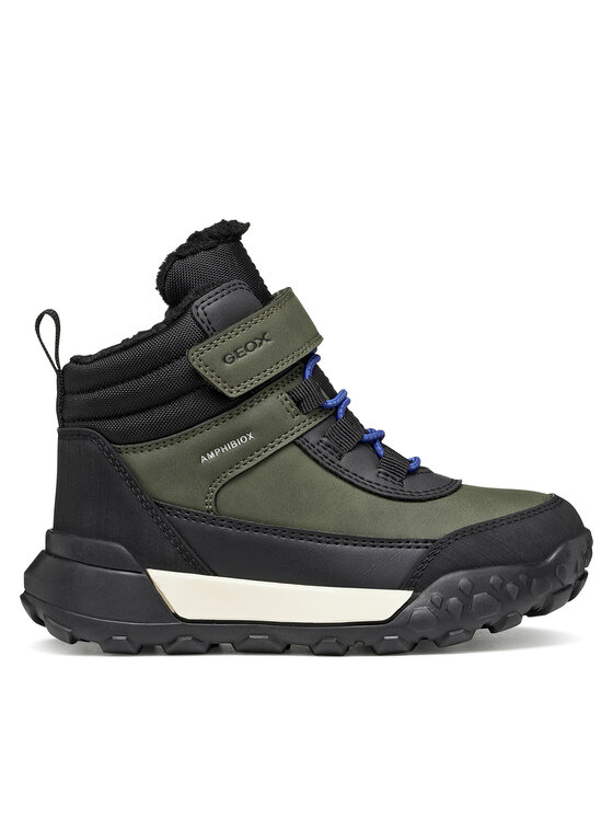 Geox Śniegowce J Trekkyup Boy B Abx J46MBE 0MEMS C0450 D Zielony ciemny