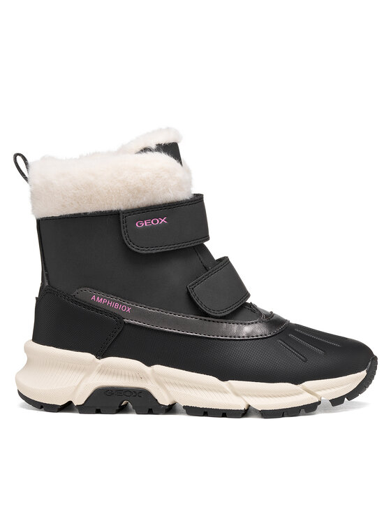 Geox Śniegowce J Flexyper Plus Girl B Abx J66NGA 0MECE C9999 M Czarny