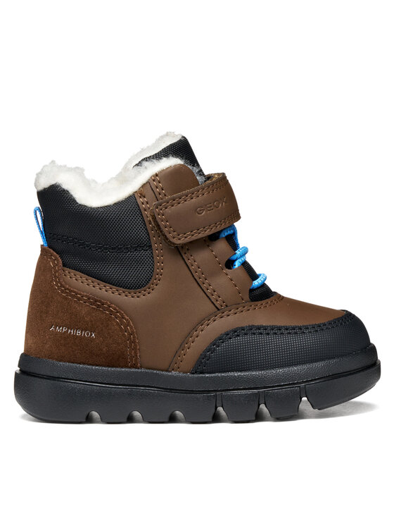 Geox Kozaki B Willaboom Boy B Abx B365BK 0ME22 C6238 M Brązowy ciemny