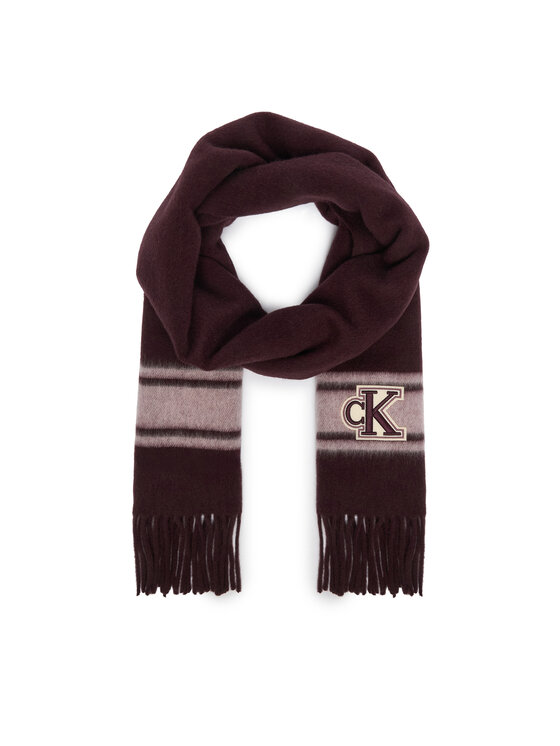 Calvin Klein Szalik LV04F8101G Bordowy
