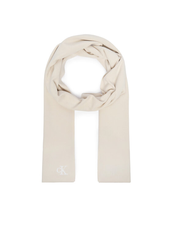 Calvin Klein Szalik LV04F8099G Kremowy