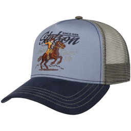 Czapka Trucker Rodeo Round Up by Stetson, niebieski, One Size