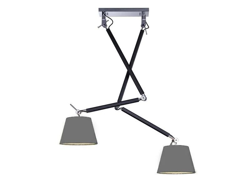 Lampa sufitowa wisząca ZYTA 2 S Grey AZ1846 + AZ2598 – Lampy Azzardo