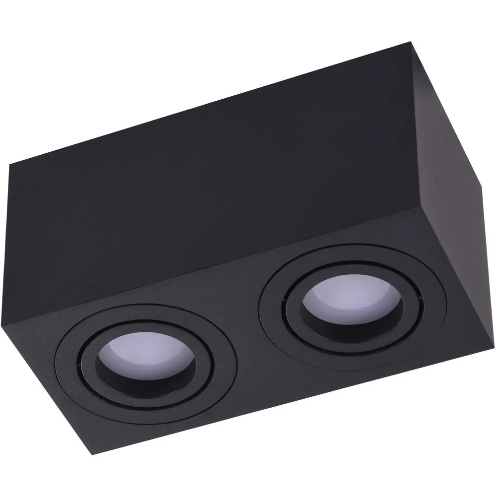 Oprawa sufitowa BRANT 2 SQUARE SMART (BLACK) SET AZ3723 - Lampy Azzardo - Azzardo