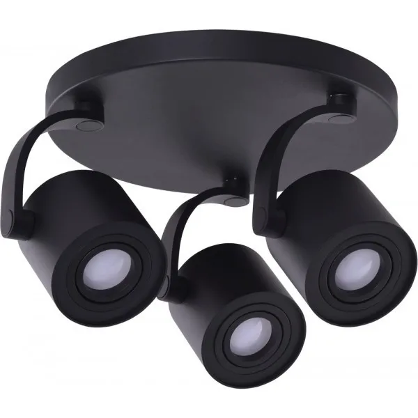 Oprawa sufitowa BROSS ARM 3 ROUND SMART (BLACK) SET AZ3952 - Lampy Azzardo - Azzardo