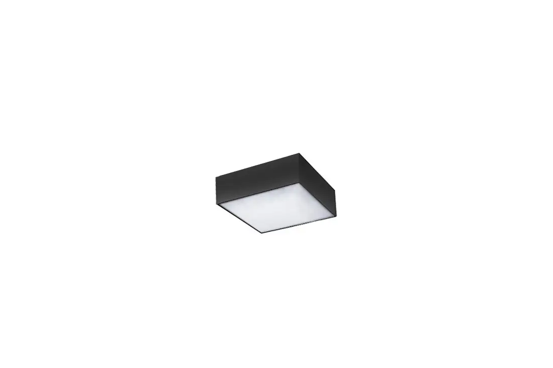 Lampa sufitowa LED kwadratowa czarno-biała AZ3682 z serii MONZA II - Azzardo