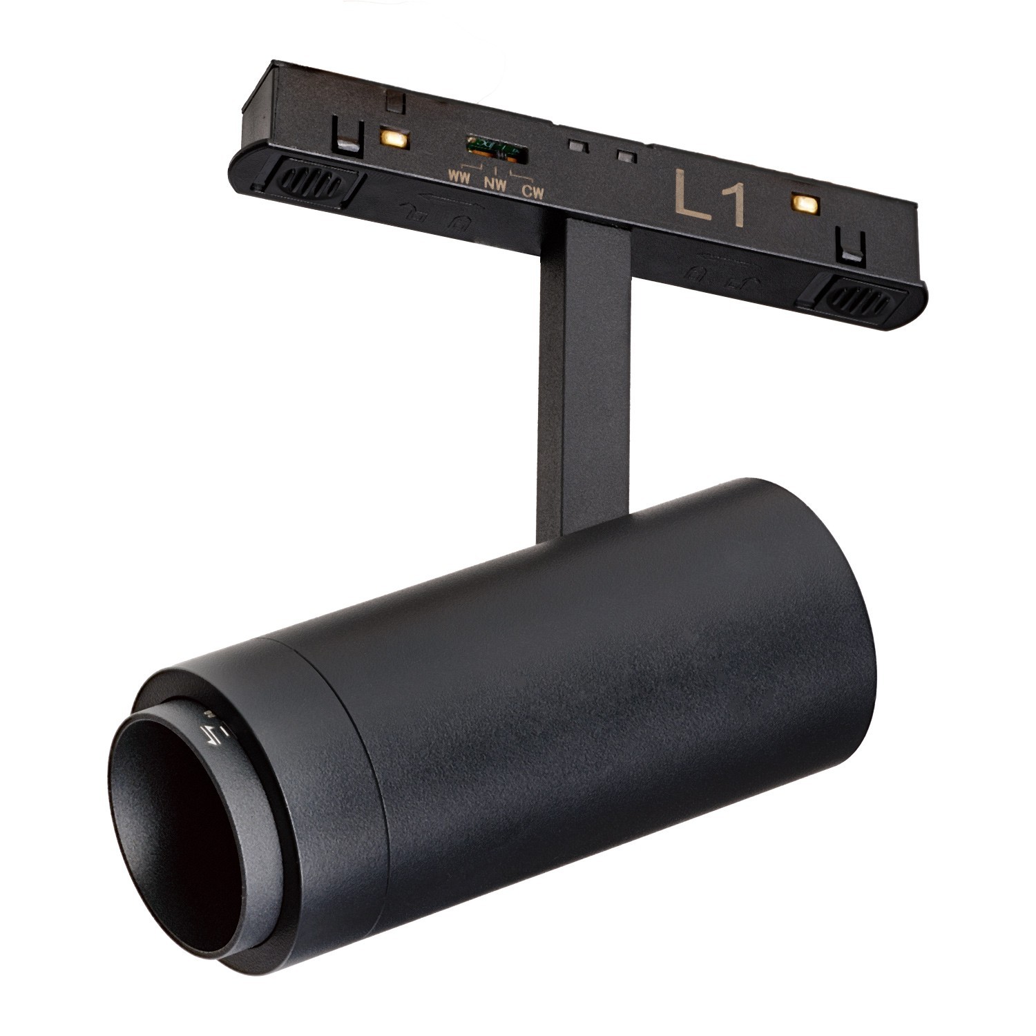 Reflektor szynowy LED czarny metalowy 12W CCT AZ6256 z serii ALFA OPTICA - Azzardo
